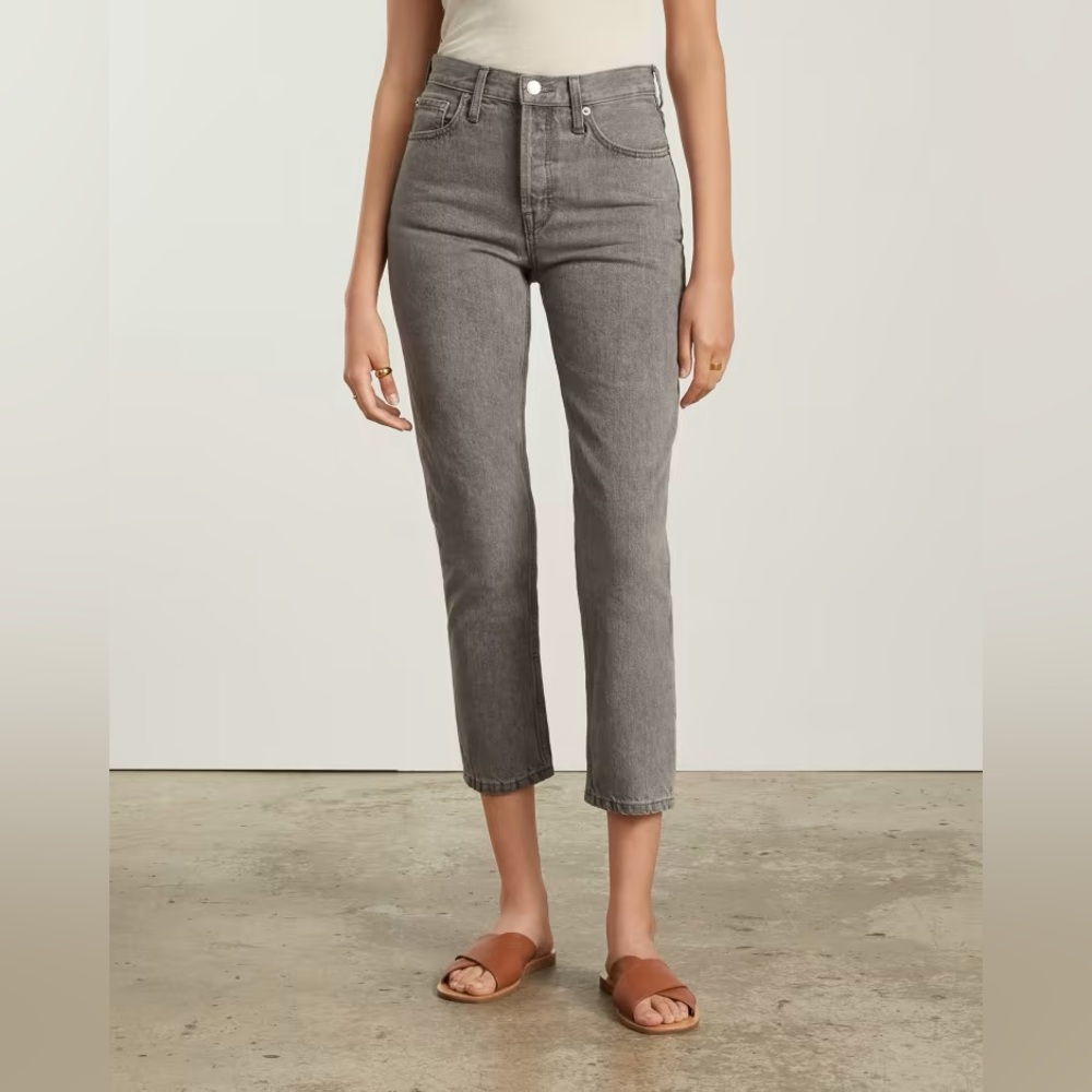 Everlane - The ’90s Cheeky® Jean - 26 Crop - Acid grey